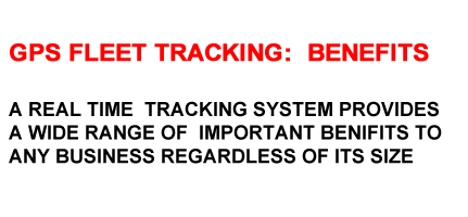 GPS FLEET TRACKING BENEFITS