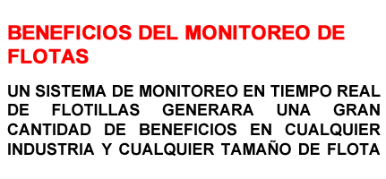 Beneficios del Monitoreo de flotas por GPS